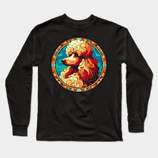 Standard Poodles - Poodle Owner Design - Art Nouveau Long Sleeve T-Shirt